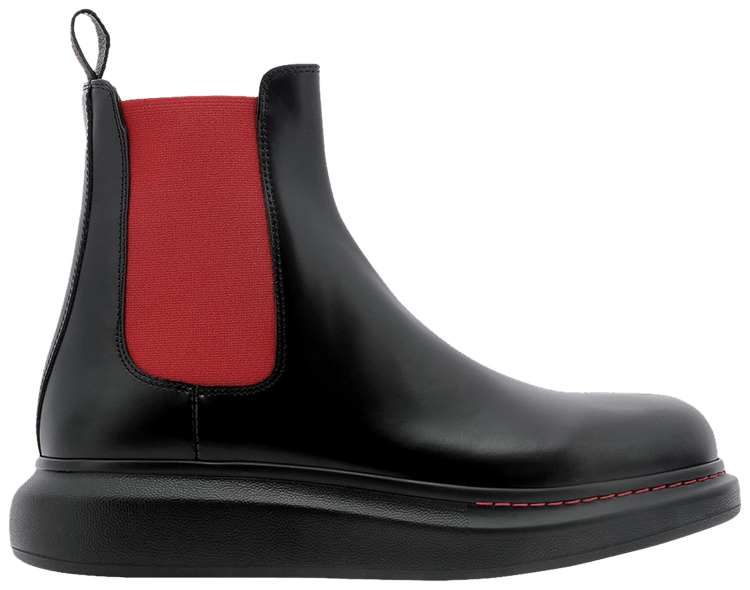 Alexander McQueen Hybrid Ankle Boot 'Black Red'