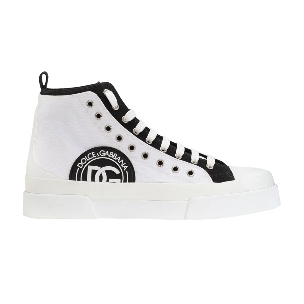 Pre-owned Dolce & Gabbana Portofino Mid 'two Tone' | White | Men's Size 41