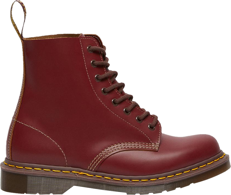 1460 Vintage Made In England Lace Up Boot 'Oxblood Quilon'