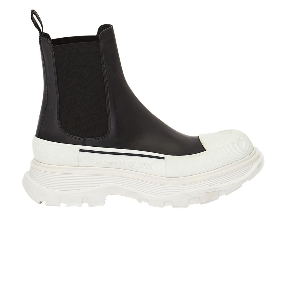 Pre-owned Alexander Mcqueen Wmns Tread Slick Boot 'black' | Women's Size 39