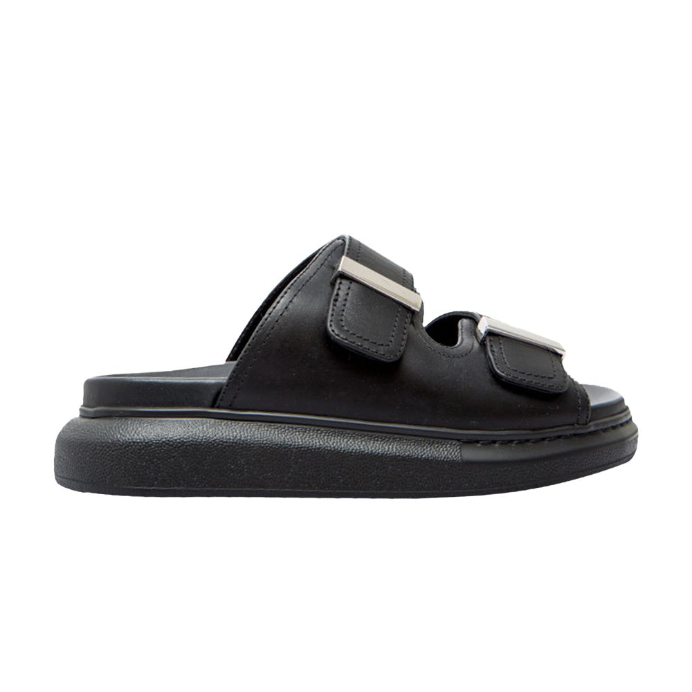 Pre-owned Alexander Mcqueen Wmns Hybrid Slide 'black' | Women's Size 37.5