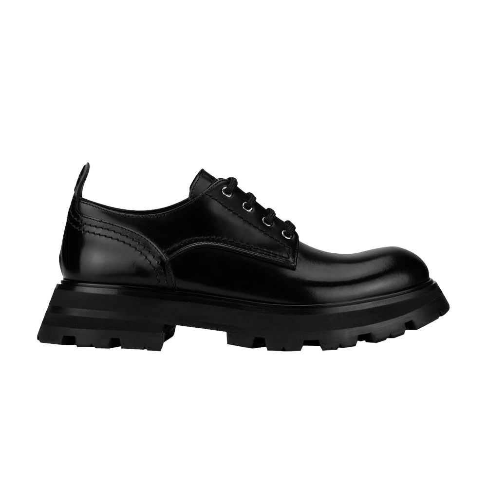 Pre-owned Alexander Mcqueen Wmns Derby Flat 'black' | Women's Size 36