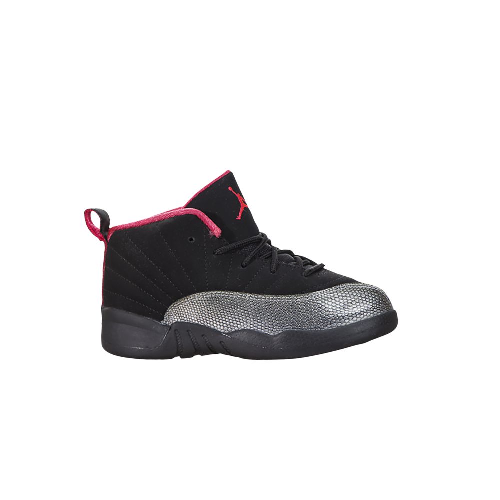 Air Jordan 12 Retro TD 'Black Siren Red' | Infant Size 10 - 850000-008