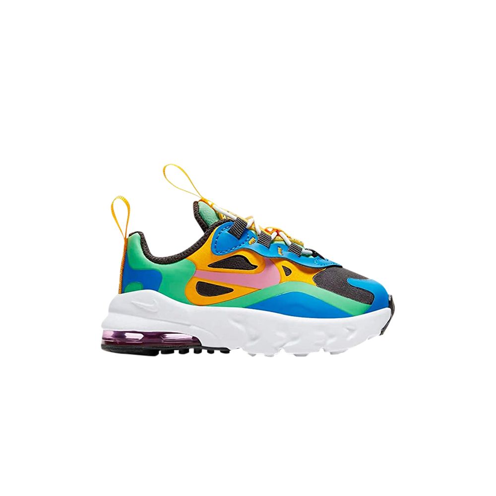 Pre-owned Nike Air Max 270 React Td 'gumball' | Multi-color | Infant Size 6