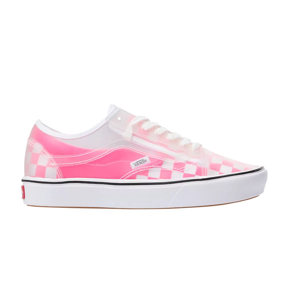 Click to view more detailed imagery on our partner's website Pre-owned Vans Comfycush Slip-skool 'knockout Pink Checkerboard'