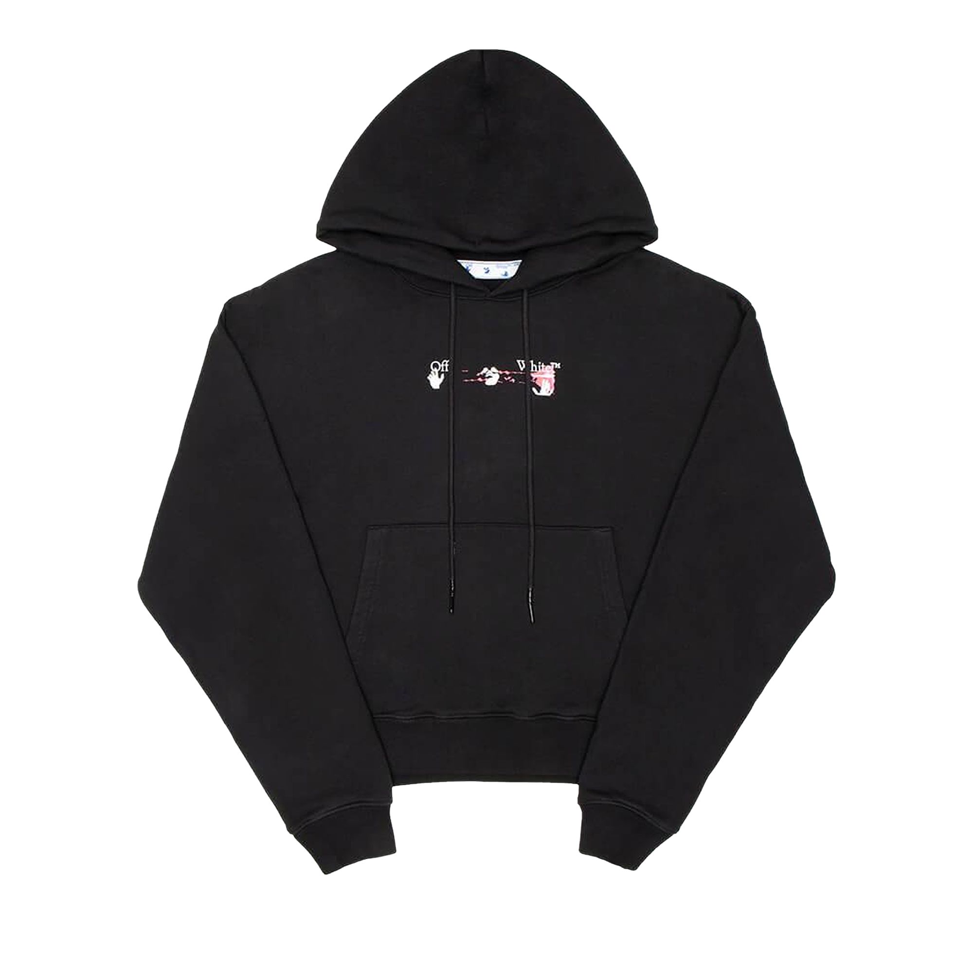 Off-White Acrylic Arrow Over Hoodie 'Black/Fuchsia' | Men's Size L