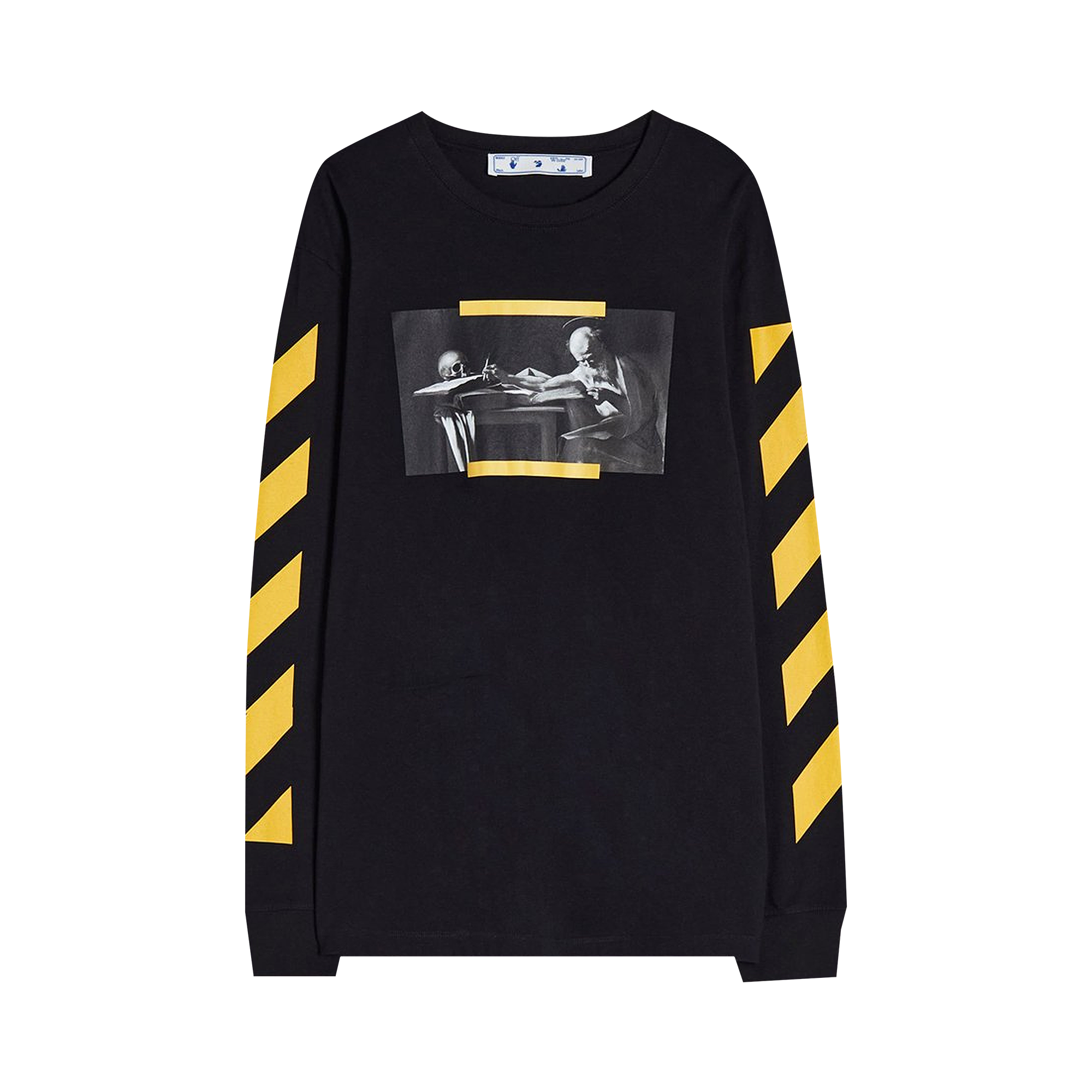 Pre-owned Off-white Caravaggio Painting Long-sleeve Tee 'black'