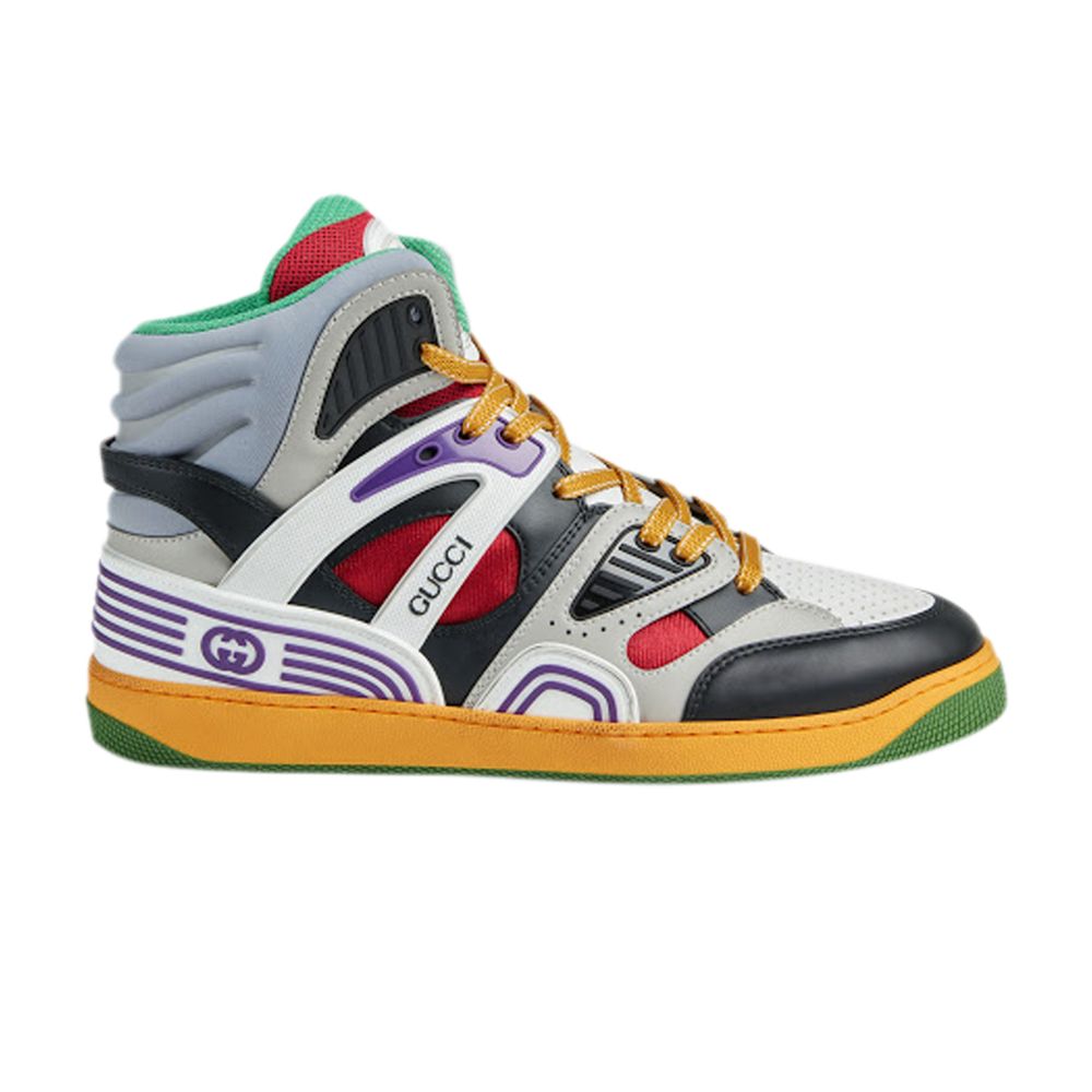 Pre-owned Gucci Basket High 'black Demetra' In Multi-color