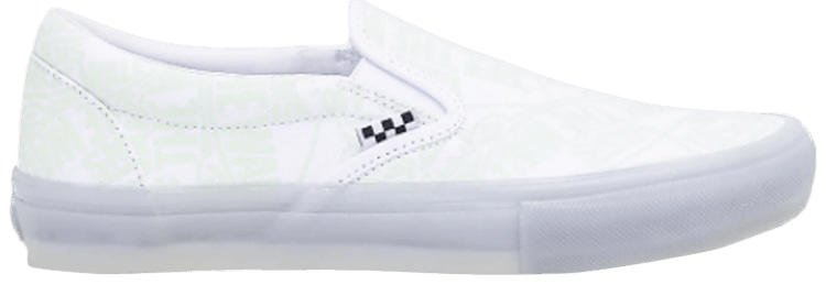 Zumiez x Vans Skate Slip On Glow In The Dark Checkerboard