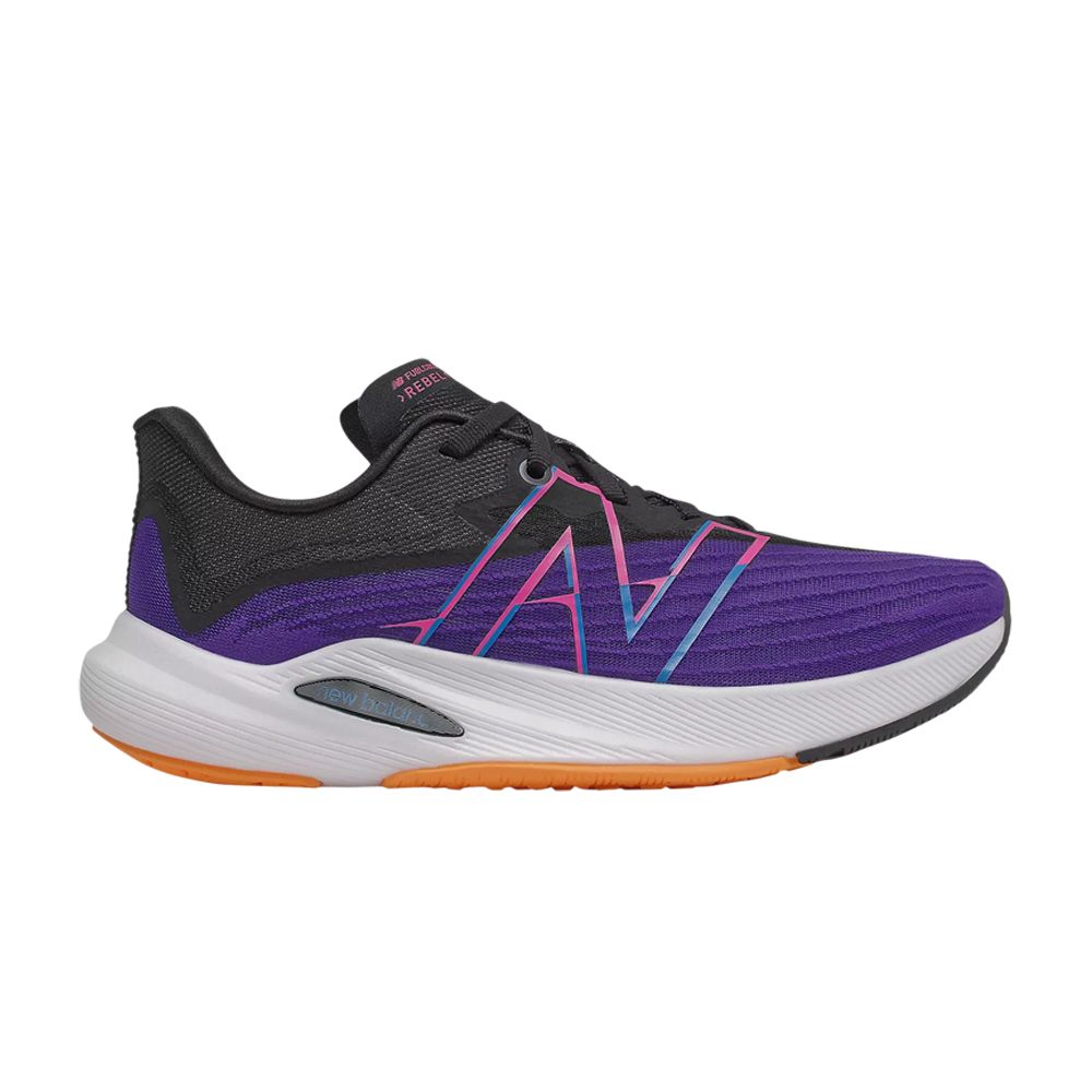 Pre-owned New Balance Wmns Fuelcell Rebel V2 'deep Violet Black' In Purple