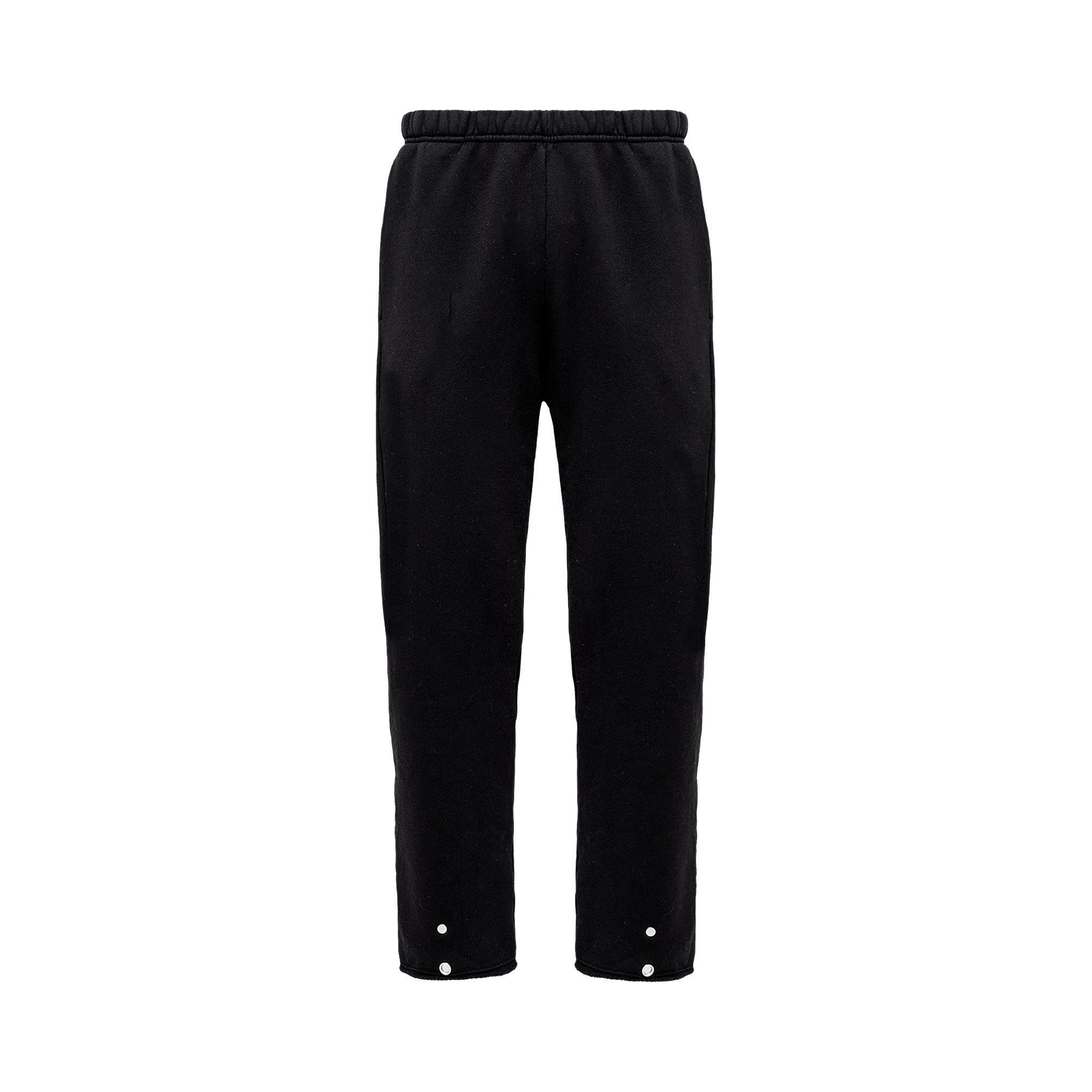 Pre-owned Les Tien Snap Front Pants 'black'