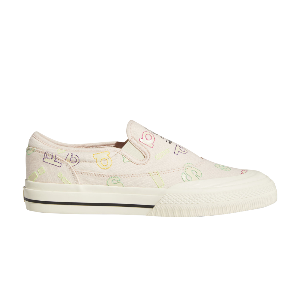 Pre-owned Adidas Originals Nizza Rf 'allover Letters' In Pink