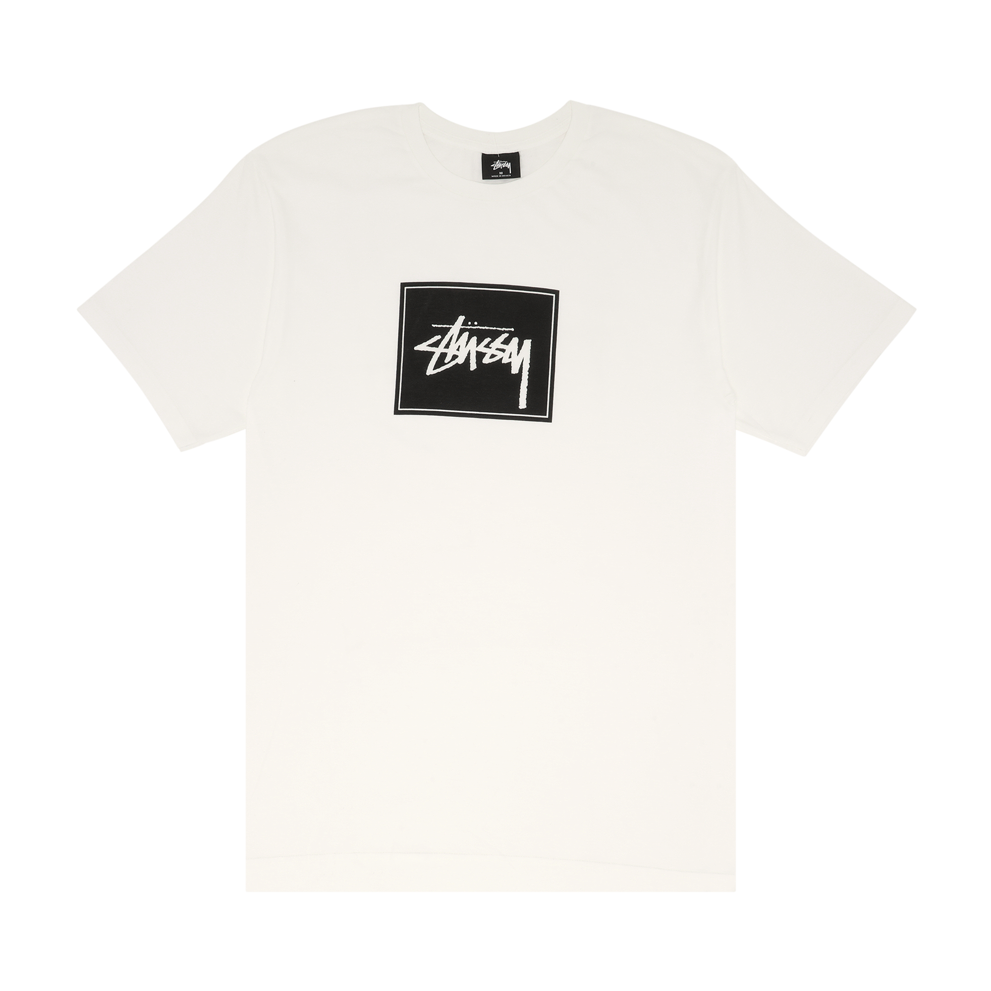 Pre-owned Stussy Stock Box Tee 'white'
