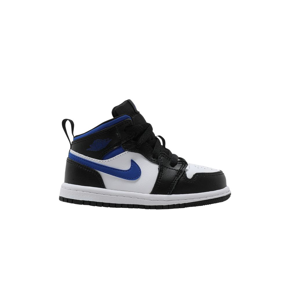 Pre-owned Air Jordan 1 Mid Td 'game Royal' | Black | Infant Size 4