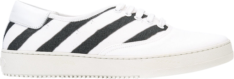 Off-White Diagonals Spray Authentic Sneaker 'White Black'
