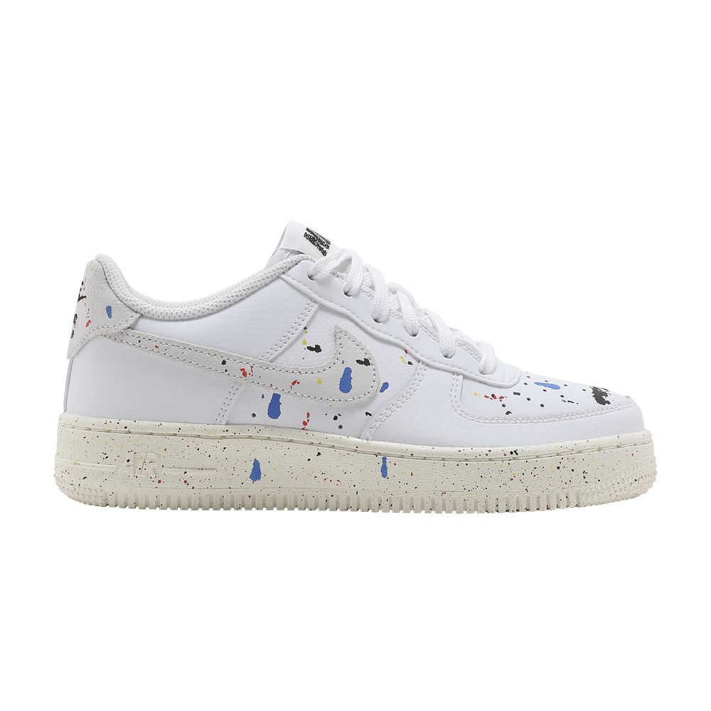 Nike Air Force 1 LV8 3 GS 'Paint Splatter - White' | Kid's Size 5.5