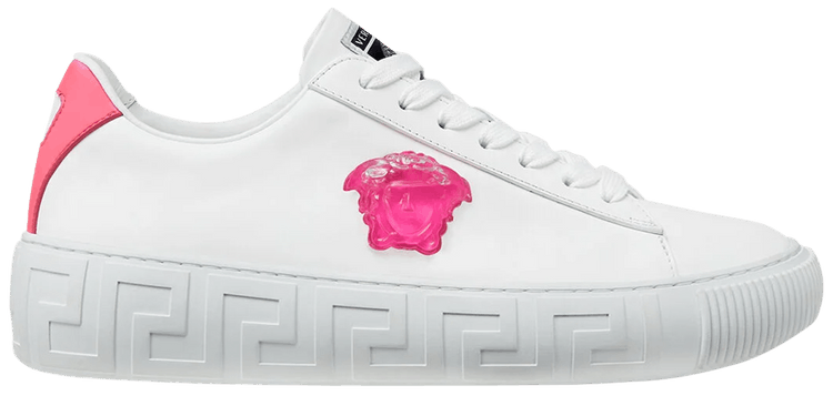 Versace Wmns Greca White Pink Medusa