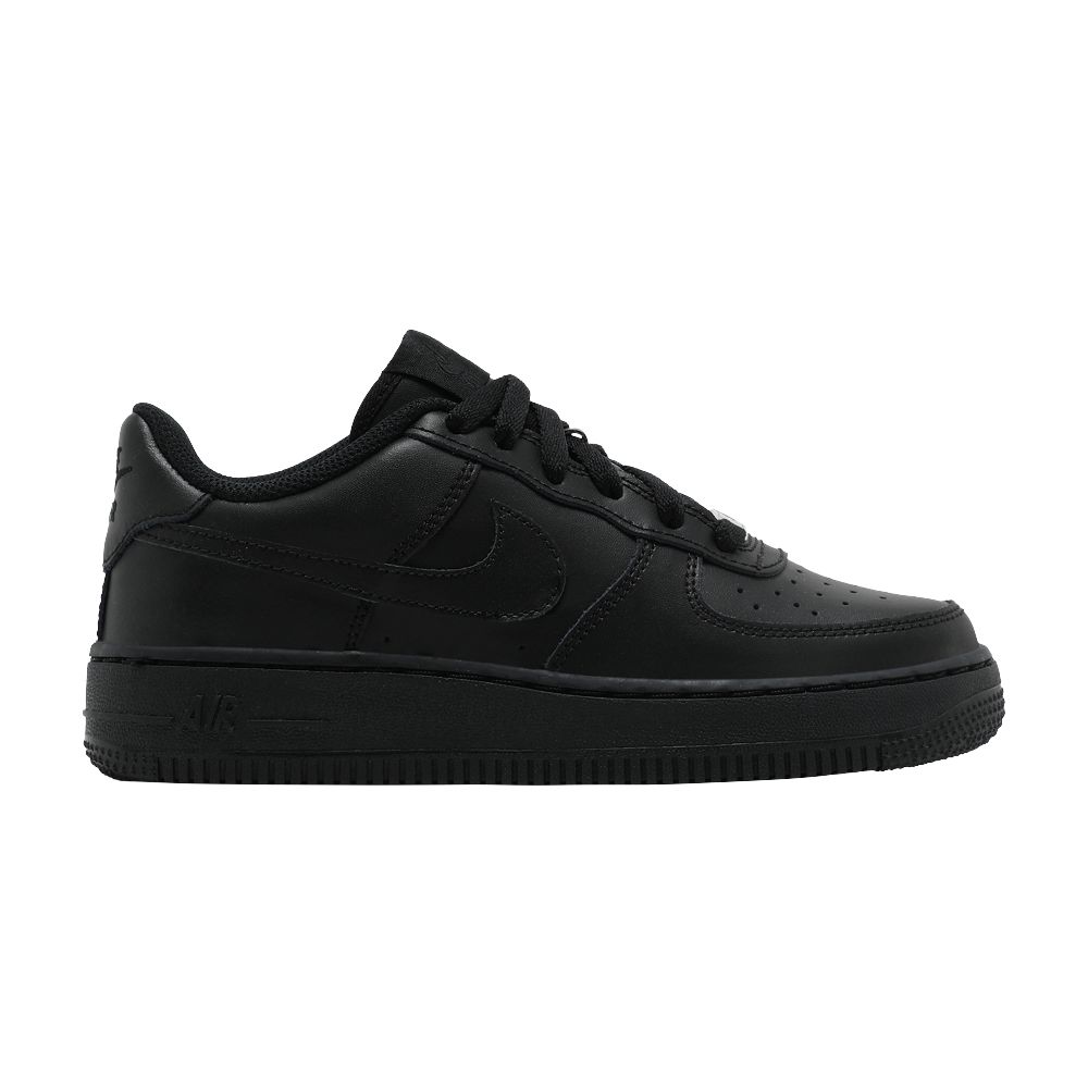 Pre-owned Nike Air Force 1 Le Gs 'triple Black' | Kid's Size 4