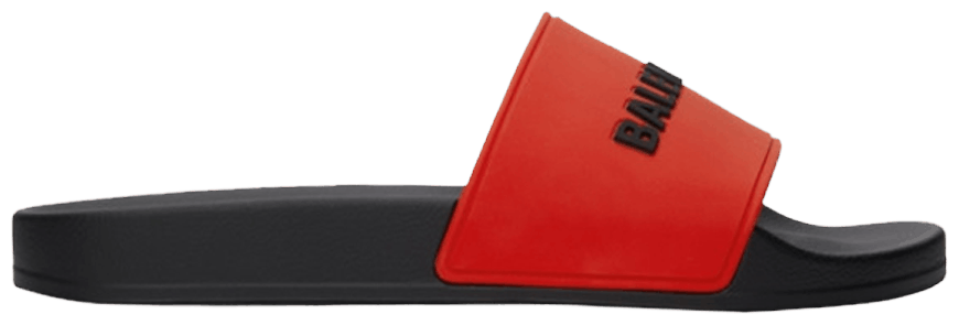 Buy Balenciaga Pool Slides 'Blood Red' 565826 W1S8A 6410 GOAT