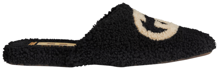 Gucci Slipper Interlocking G   Black