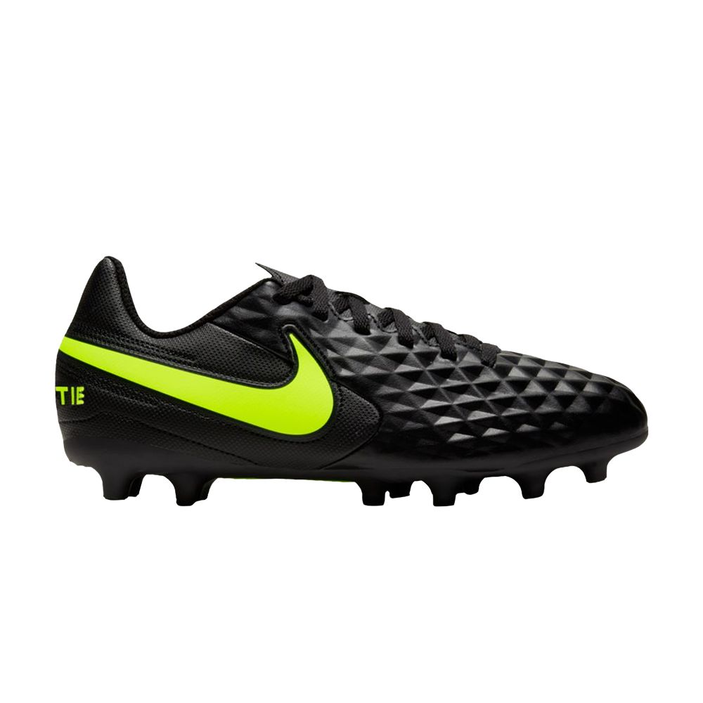 Pre-owned Nike Tiempo Legend 8 Club Mg Gs 'black Volt' | Kid's Size 2.5