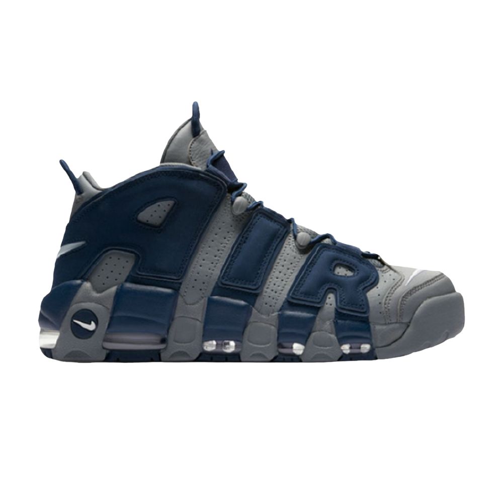 Pre-owned Nike Air More Uptempo Ps 'cool Grey Midnight Navy' | Kid's Size 12.5