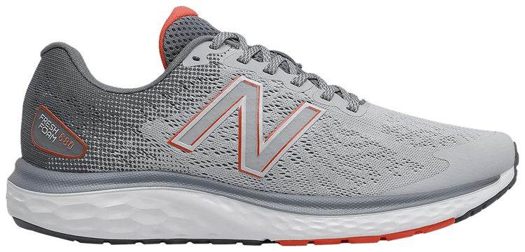 New Balance Fresh Foam 680v7 4E Wide Grey Ghost Pepper