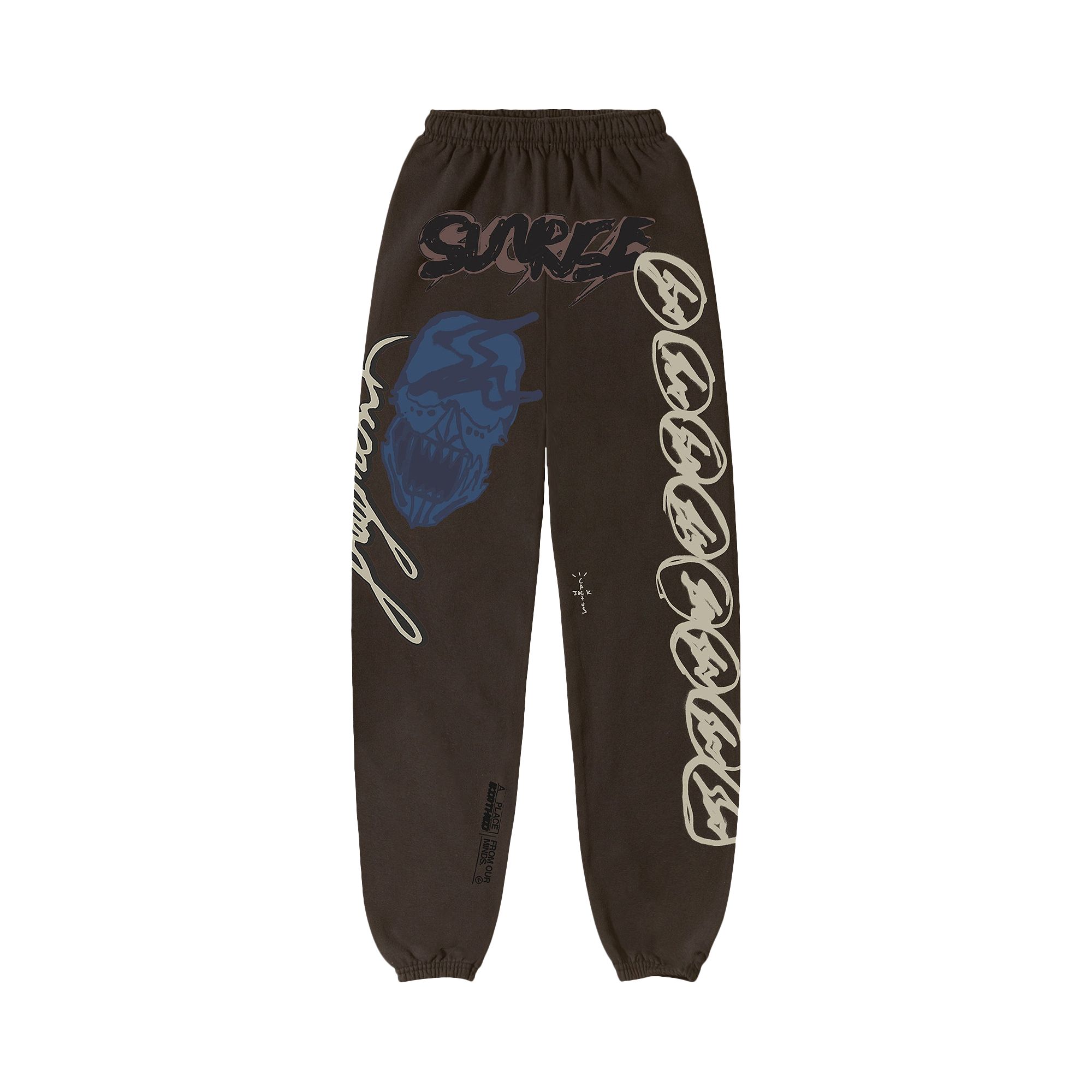 Cactus Jack by Travis Scott For Fragment Sunrise Sweats 'Black' | Brown | Men's Size L