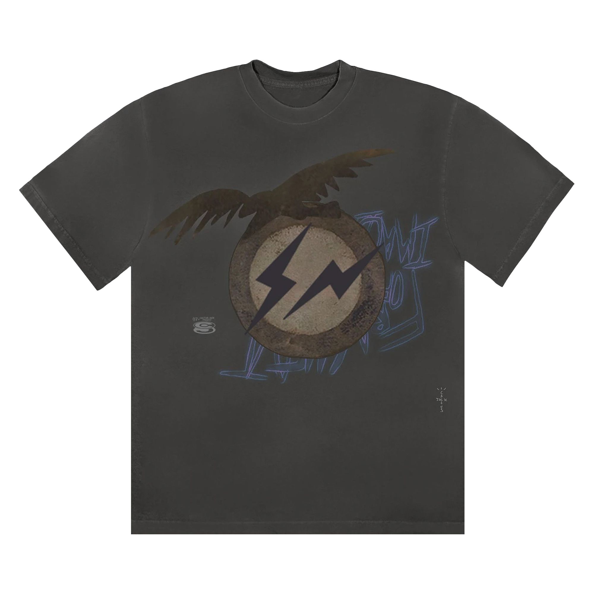Cactus Jack by Travis Scott For Fragment Create Tee 'Black' | Men's Size S