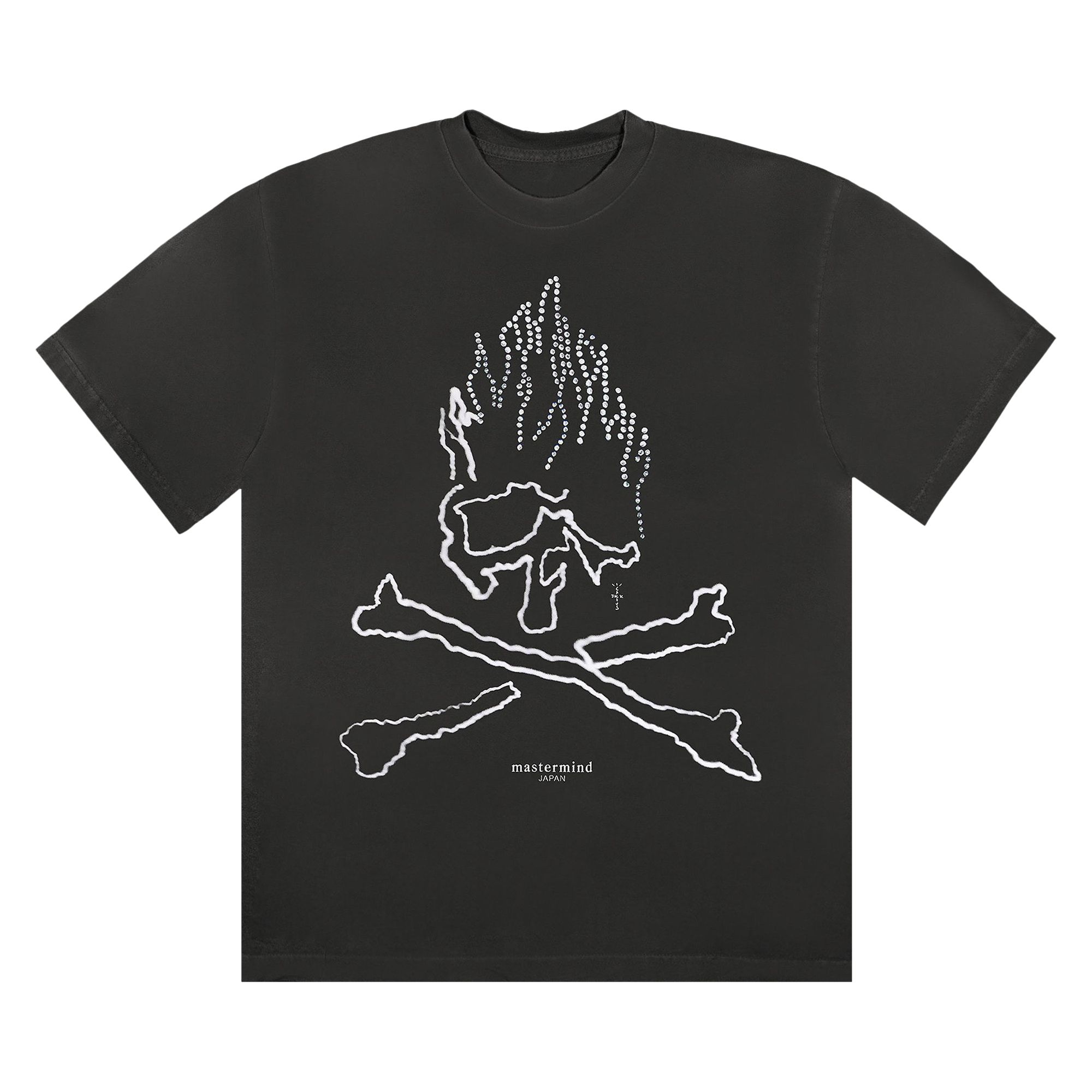 Cactus Jack by Travis Scott For Mastermind Skull Tee 'Black' | Men's Size S