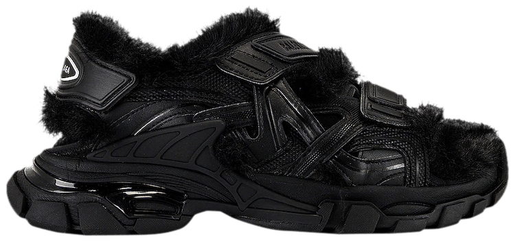 Balenciaga Strap Sandal Black