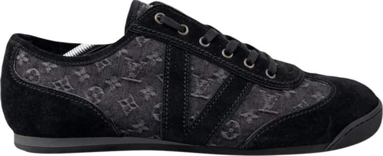 Buy Louis Vuitton Monogram Sneaker 'Black Denim' - GO0037