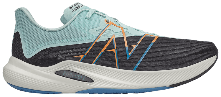 New Balance FuelCell Rebel v2 2E Wide Black Pale Blue