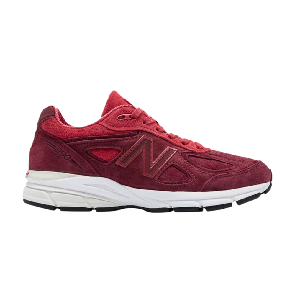 Pre-owned New Balance Wmns 990v4 Made In Usa 'mercury Red'