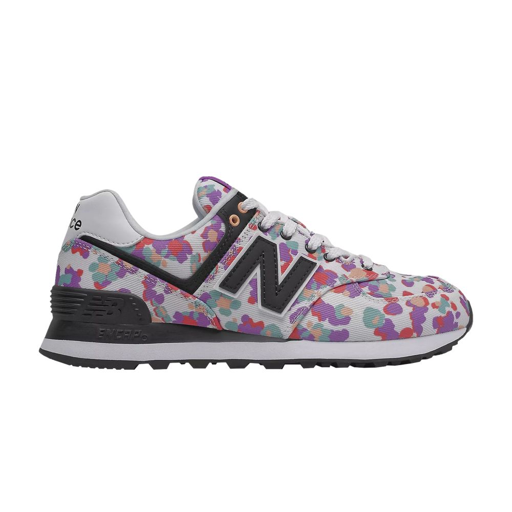 Pre-owned New Balance Wmns 574 'camo - Multi' In Multi-color