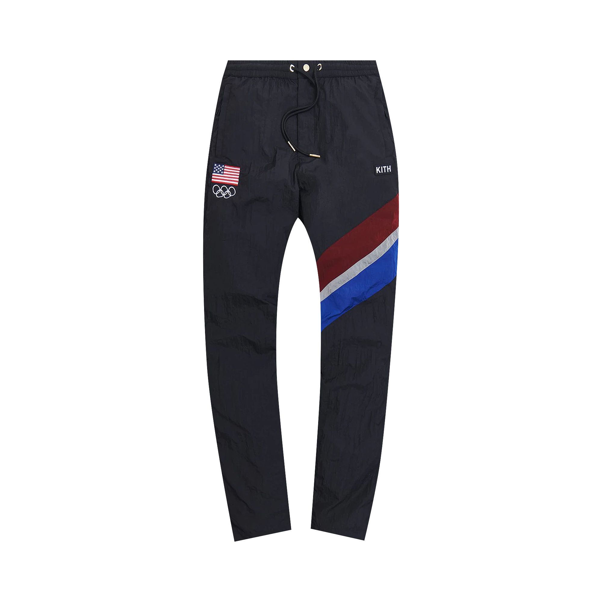 Pre-owned Kith Usa Olympics Track Pant 'black' | Men's Size L