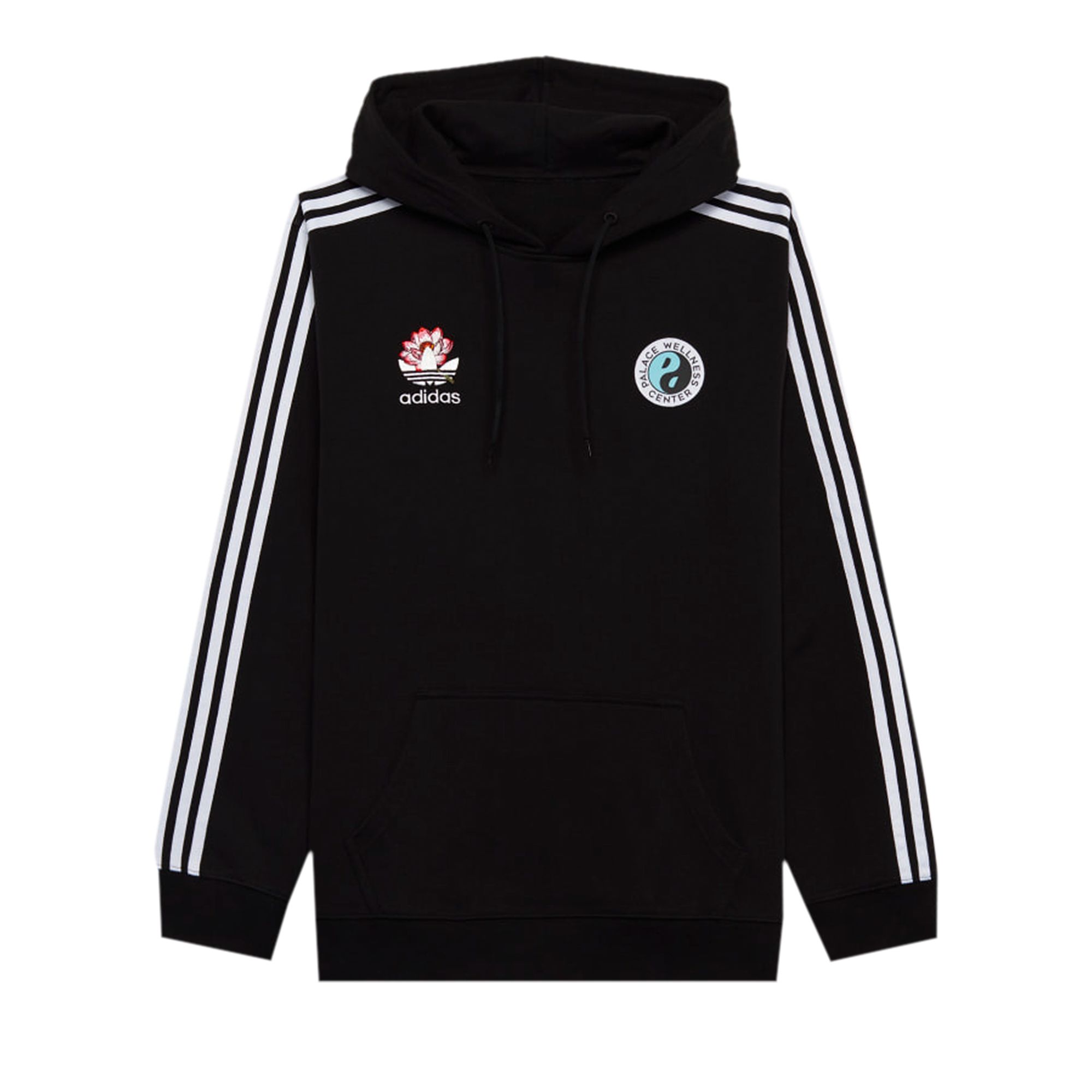 Palace x Adidas Palaste Graphic Hoodie 'Black' | Men's Size XL