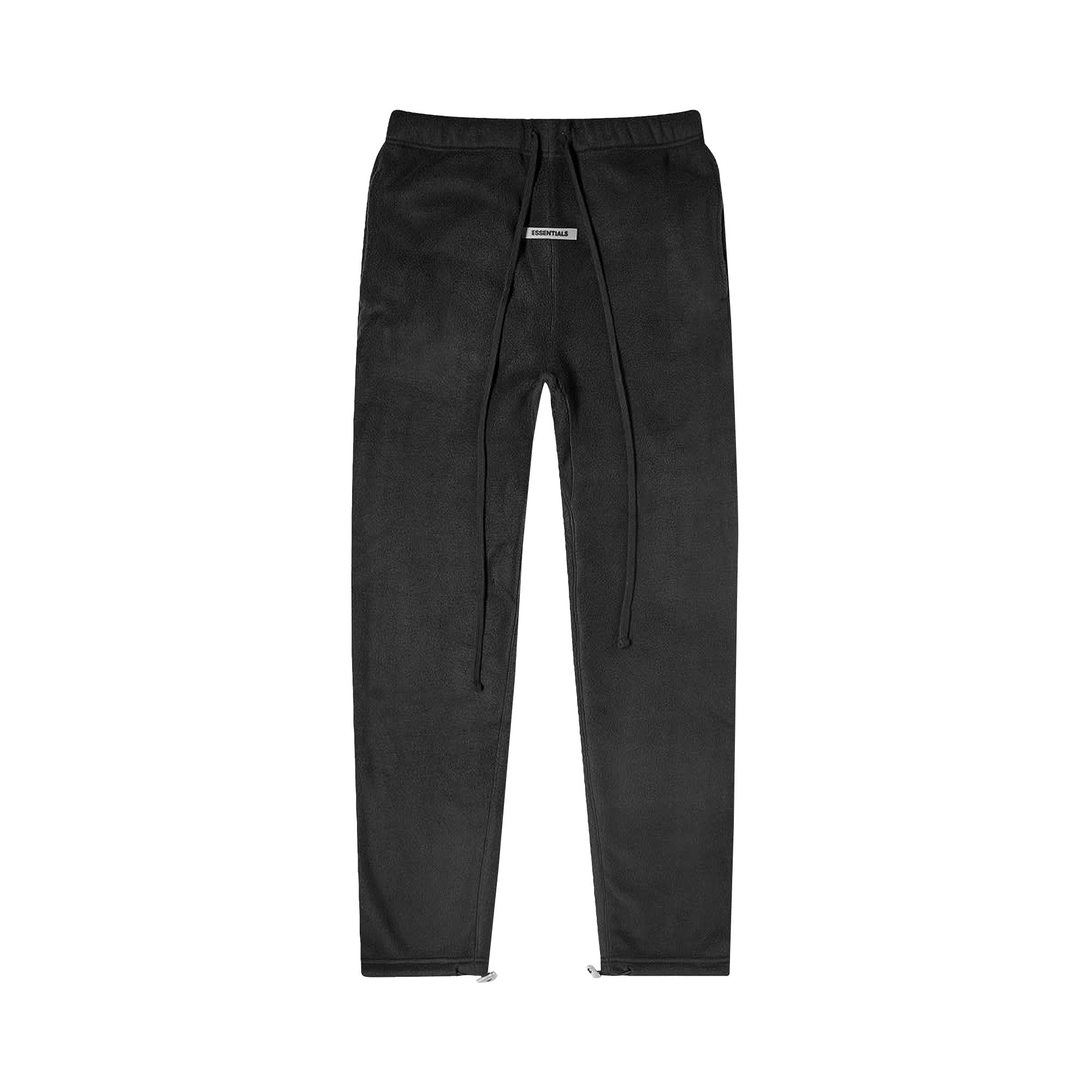 Fear of God Essentials Polar Fleece Pants 'Black' | Men's Size XS