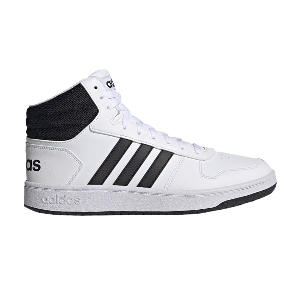 Pre-owned Adidas Originals Hoops 2.0 Mid 'white Black'