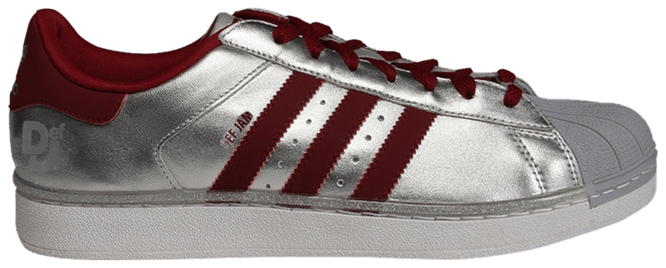 Def Jam x adidas Superstar 2 PT Metallic Silver Cardinal