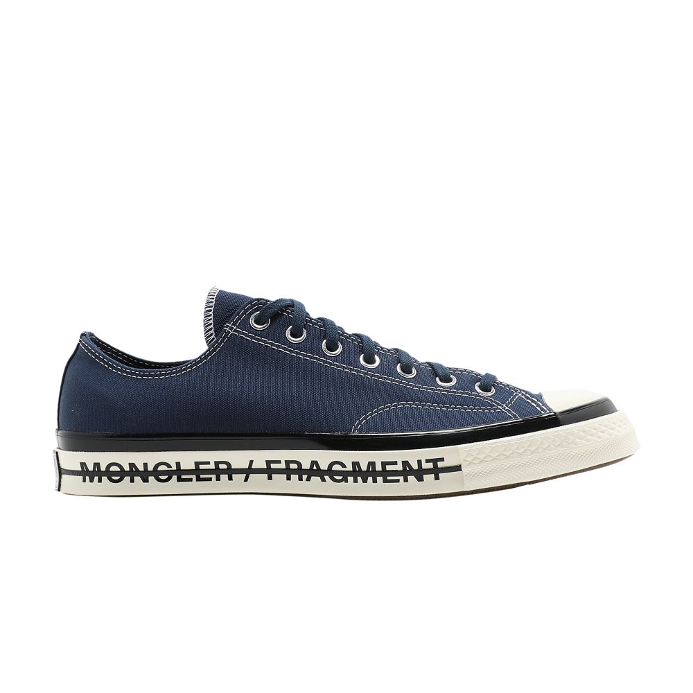 Converse Fragment Design x Moncler x Chuck 70 Low 'Insignia Blue' | Men's Size 3.5