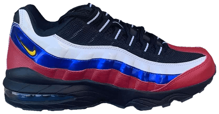 Nike Air Max 95 GS Black Varsity Red Maize