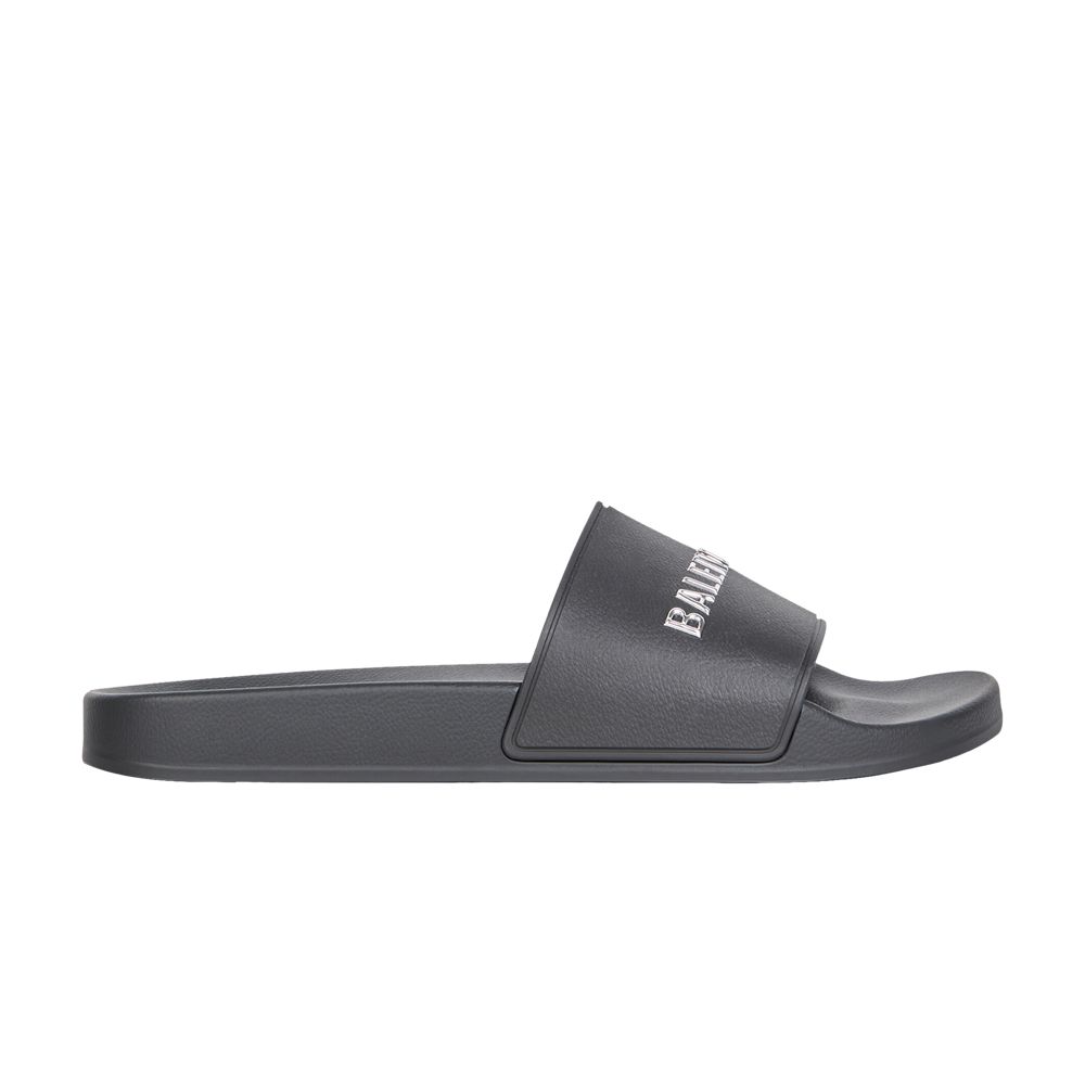 Pre-owned Balenciaga Pool Slides 'black' | Men's Size 42