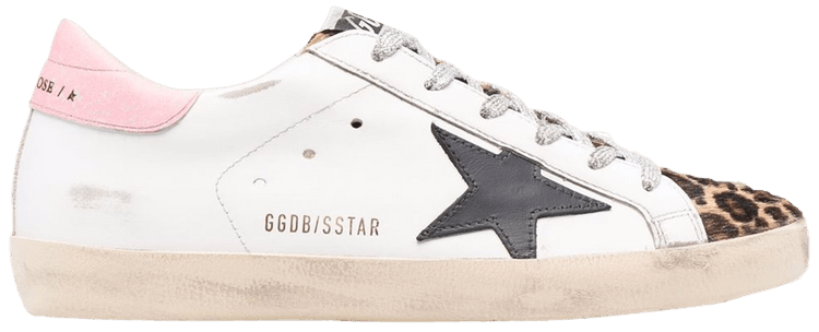 Golden Goose Wmns Superstar White Leopard