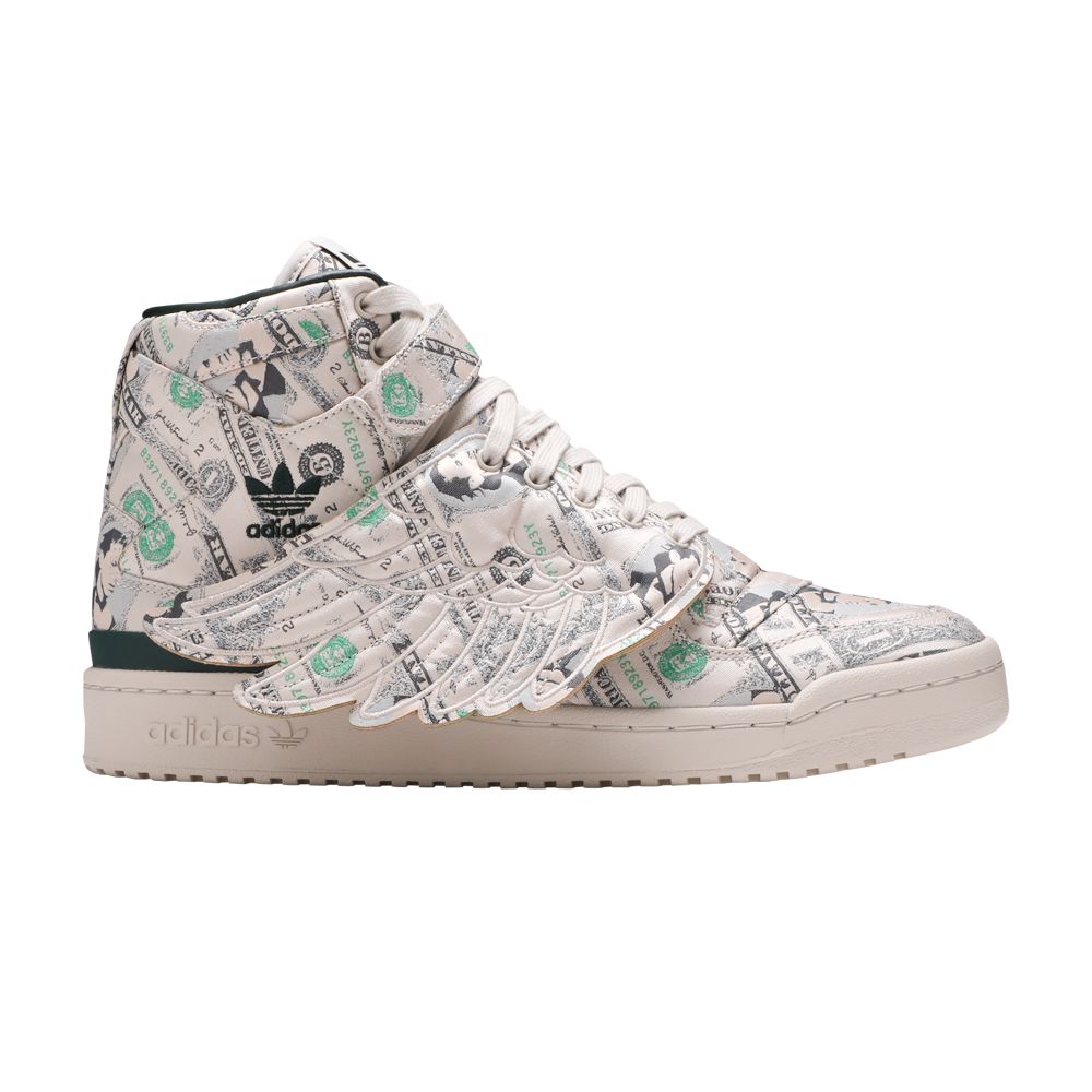 adidas Jeremy Scott x Forum Wings 1.0 'Money' | Cream | Men's Size 6.5