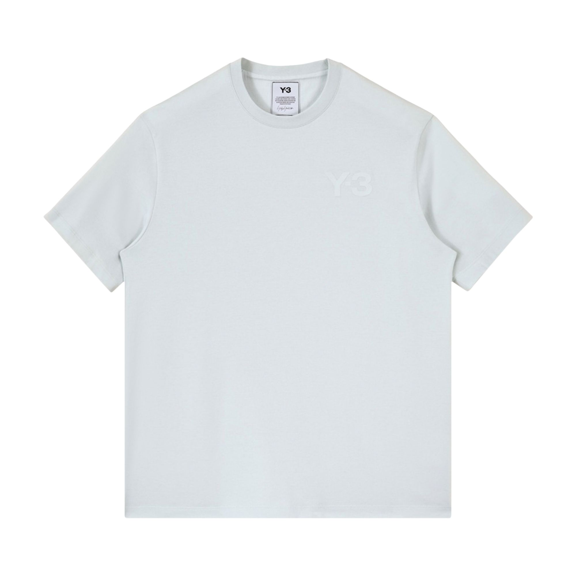 Pre-owned Y-3 Classic Logo Tee 'blue Tint' | Men's Size Xxl