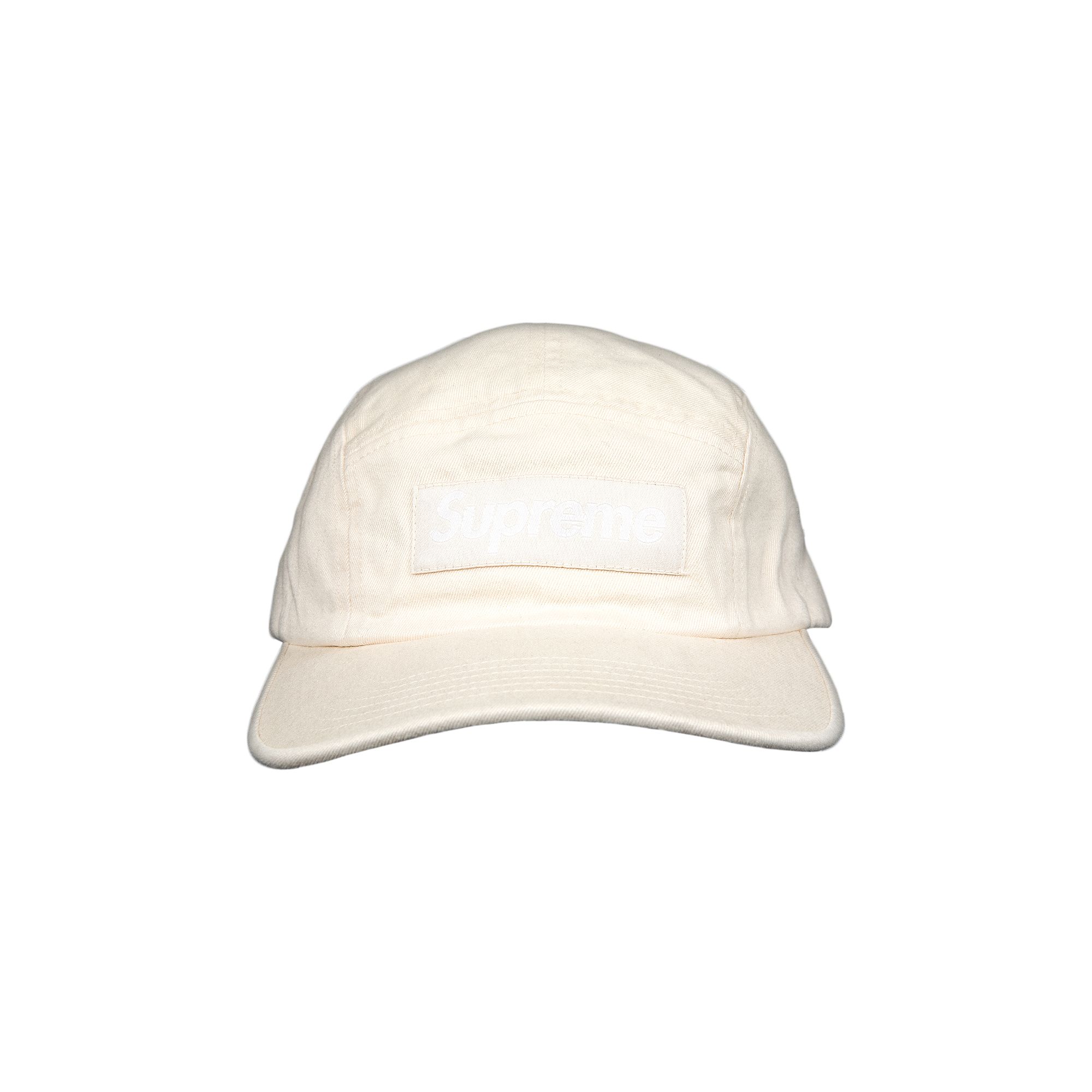 Supreme Washed Chino Twill Camp Cap 'White' | Men's Size Onesize