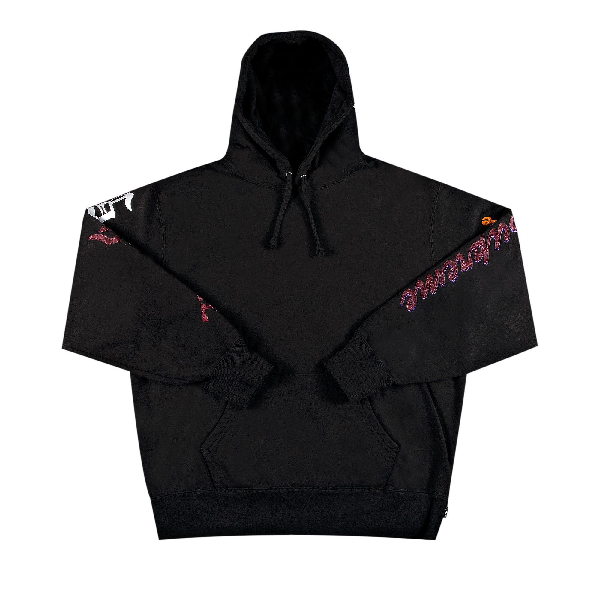 Supreme Multi Logo Hooded Sweatshirt 'Black' | Men's Size XL