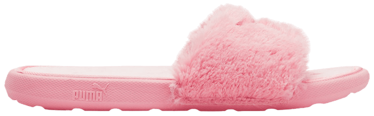 Puma Wmns Cool Cat Fluffy Slides Peony
