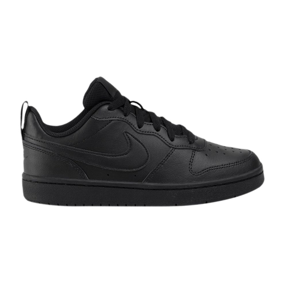 Pre-owned Nike Court Borough Low 2 Gs 'triple Black' | Kid's Size 6.5